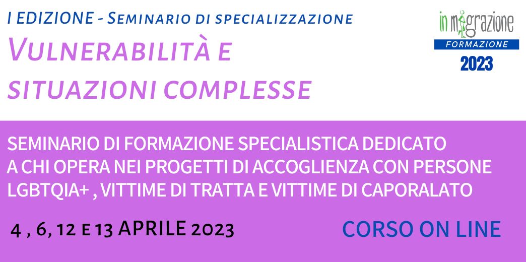vulnerabilità lgbtq vittime di tratta seminario in migrazione
